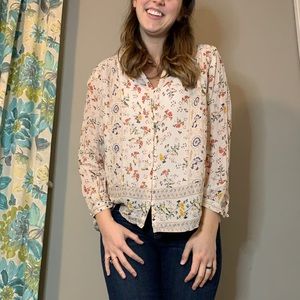 Lucky Brand Peasant Top